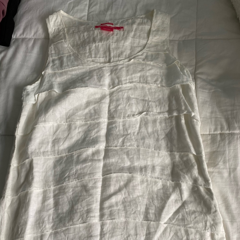 Island Company linen  ruffle dress - NEVER WORN